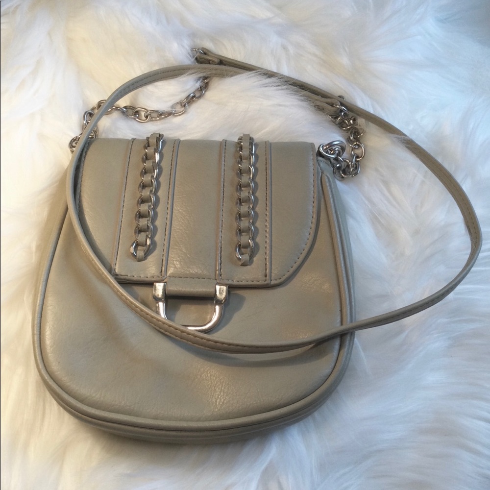 🌹Charming Charlie Faux Grey Leather